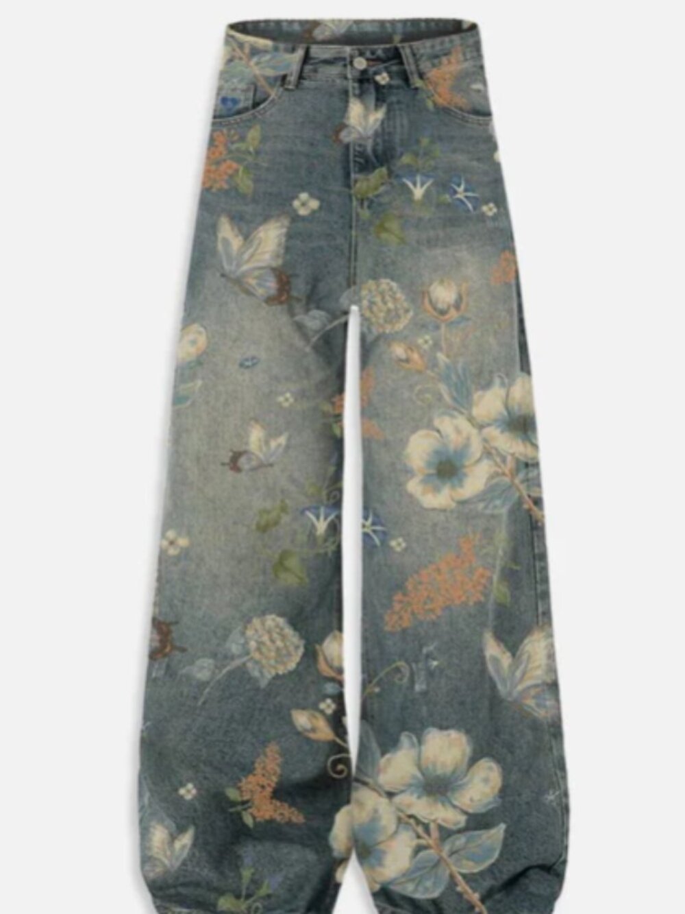 Aelfric Eden Floral Baggy Jeans - Picture 2 of 8